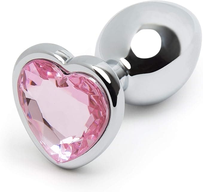 Lovehoney Silver Heart Butt Plug