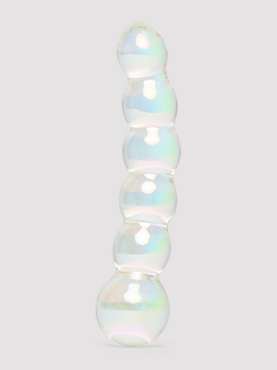 Lovehoney Beaded Sensual Glass Dildo 7 Inch